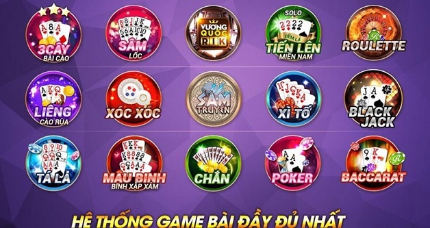 Thông tin đầy đủ về game bài tại baihoanggiacom